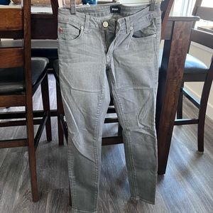 Grey Hudson Stretch Skinny Jeans